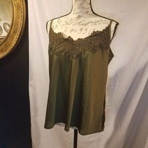 Missguided olive green camisole